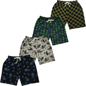 LAKSIMA Short For Boys Casual Printed Cotton Blend