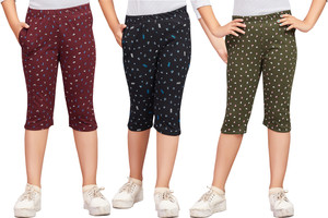 GWA Capri For Girls Casual Printed Cotton Blend