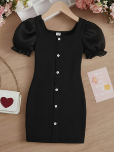 FYRUU Indi Girls Above Knee Party Dress