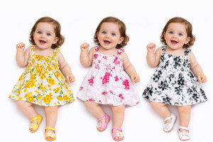 ZAM ZAM ENTERPRISES Textiles N/A Baby Girls Above Knee Casual Dress