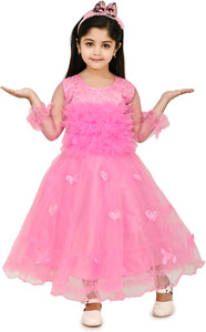 Zenat Girls Maxi/Full Length Party Dress