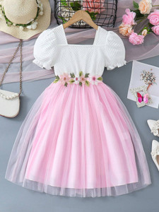 Miss & Chief Girls Midi/Knee Length Party Dress
