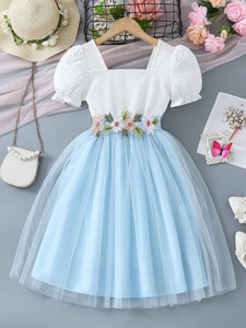 Miss & Chief Girls Midi/Knee Length Party Dress