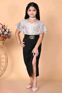 SARENGMART Girls Maxi/Full Length Party Dress