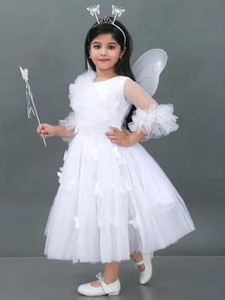R K S FASHION Girls Above Knee Festive/Wedding Dress
