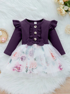 OMLI Baby Girls Midi/Knee Length Party Dress