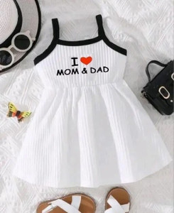 STGarment Baby Girls Midi/Knee Length Casual Dress