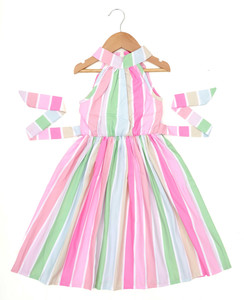 DHIMAHI ENTERPRISE Girls Midi/Knee Length Casual Dress