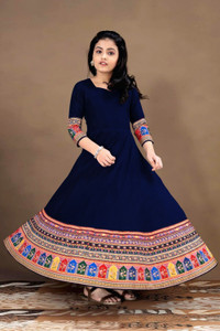 HF HOLYDAY FASHION Indi Girls Maxi/Full Length Party Dress