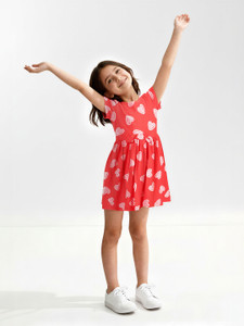MAX Girls Below Knee Casual Dress