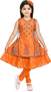 j.n.s rozina Indi Girls Below Knee Festive/Wedding Dress