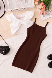 modernhaven Girls Above Knee Casual Dress