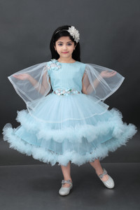 Bongprince Girls Below Knee Party Dress