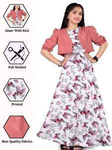 Aarya Designer Girls Maxi/Full Length Party Dress