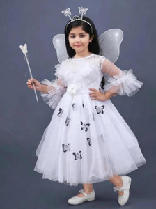STUMBLE FASHION Baby Girls Maxi/Full Length Party Dress