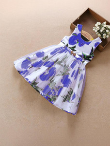 KIRTAN ENTERPRISE Baby Girls Midi/Knee Length Casual Dress