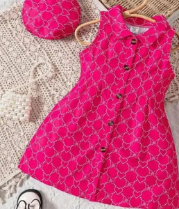 Minnat Fashion Indi Baby Girls Below Knee Casual Dress