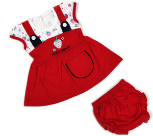 FEBVIBE Baby Girls Above Knee Casual Dress