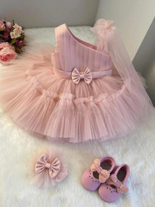 SMARTPOINT PLUS Baby Girls Midi/Knee Length Festive/Wedding Dress