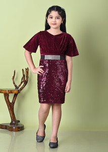 fashionbucket Girls Above Knee Party Dress
