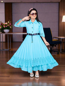 WS Collection Girls Maxi/Full Length Party Dress