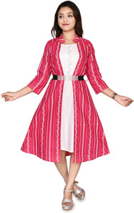 Mselimdresses Girls Below Knee Party Dress