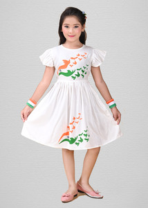 Mselimdresses Girls Midi/Knee Length Casual Dress