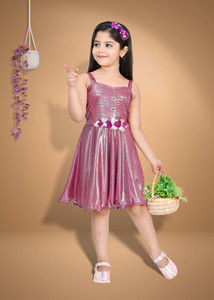 SPAMitude Indi Girls Midi/Knee Length Festive/Wedding Dress