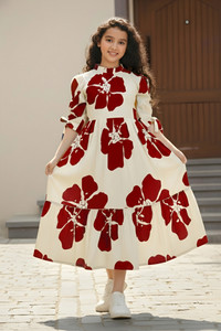 Fashion Dream Girls Calf Length Casual Dress