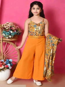 Riswa Girls Above Knee Festive/Wedding Dress