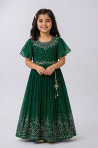 UNIQUEZONE Girls Maxi/Full Length Festive/Wedding Dress