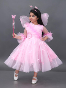 DS DRESSES Girls Calf Length Party Dress
