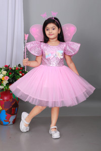 NHPREMIUM Girls Midi/Knee Length Party Dress