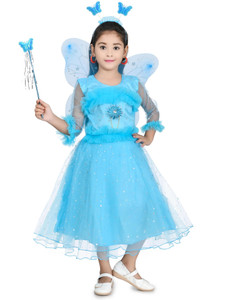 Zenat Girls Below Knee Party Dress