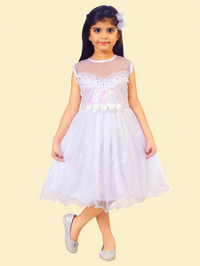 SPAMitude Indi Girls Calf Length Party Dress