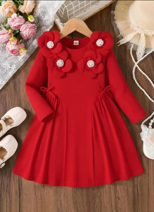 A Asma dresses Girls Below Knee Casual Dress