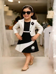 MHABIBA Baby Girls Above Knee Party Dress