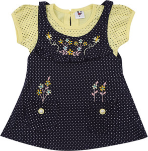 Miss & Chief Baby Girls Midi/Knee Length Casual Dress