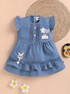 LACKii DOLL Baby Girls Midi/Knee Length Casual Dress