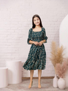 Dearthank Girls Calf Length Casual Dress