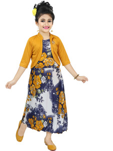 Chandrika Girls Maxi/Full Length Casual Dress