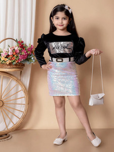 SPAMitude Indi Girls Midi/Knee Length Party Dress
