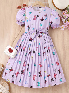 Miss & Chief Girls Midi/Knee Length Party Dress