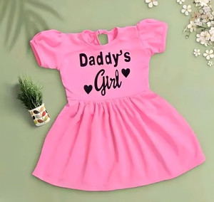 LITTLE MAMA Baby Girls Midi/Knee Length Casual Dress