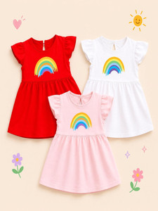 craze n stitch Indi Baby Girls Above Knee Casual Dress