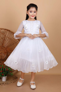 Elegance elite Indi Girls Below Knee Festive/Wedding Dress