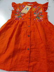JYOTI EXPORT Girls Midi/Knee Length Casual Dress