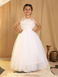 Toy Balloon Kids Girls Maxi/Full Length Party Dress