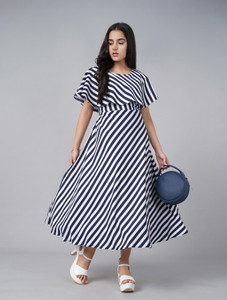 Meraki Fab Girls Maxi/Full Length Casual Dress