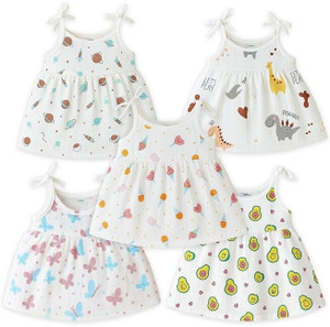 King Born Baby Girls Above Knee Casual Dress